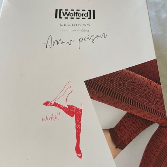 Wolford -NWT Arrow Poison Knitted Leggings, Size M - Picture 4 of 15